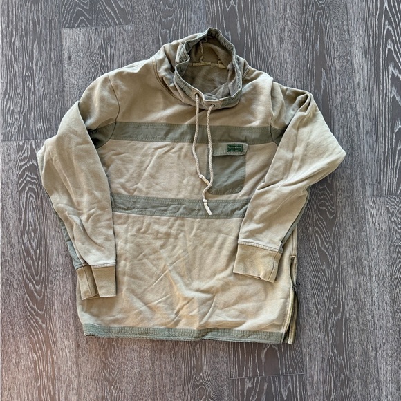 Scotch & Soda Olive and Beige Hoodie - Picture 2 of 5